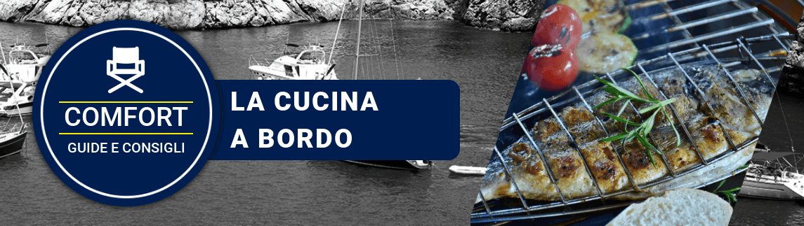 La cucina in barca La cucina in barca