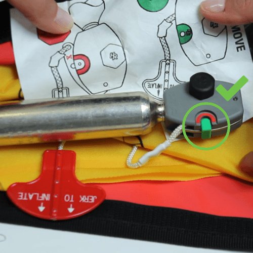 Clip verde giubbotto manuale