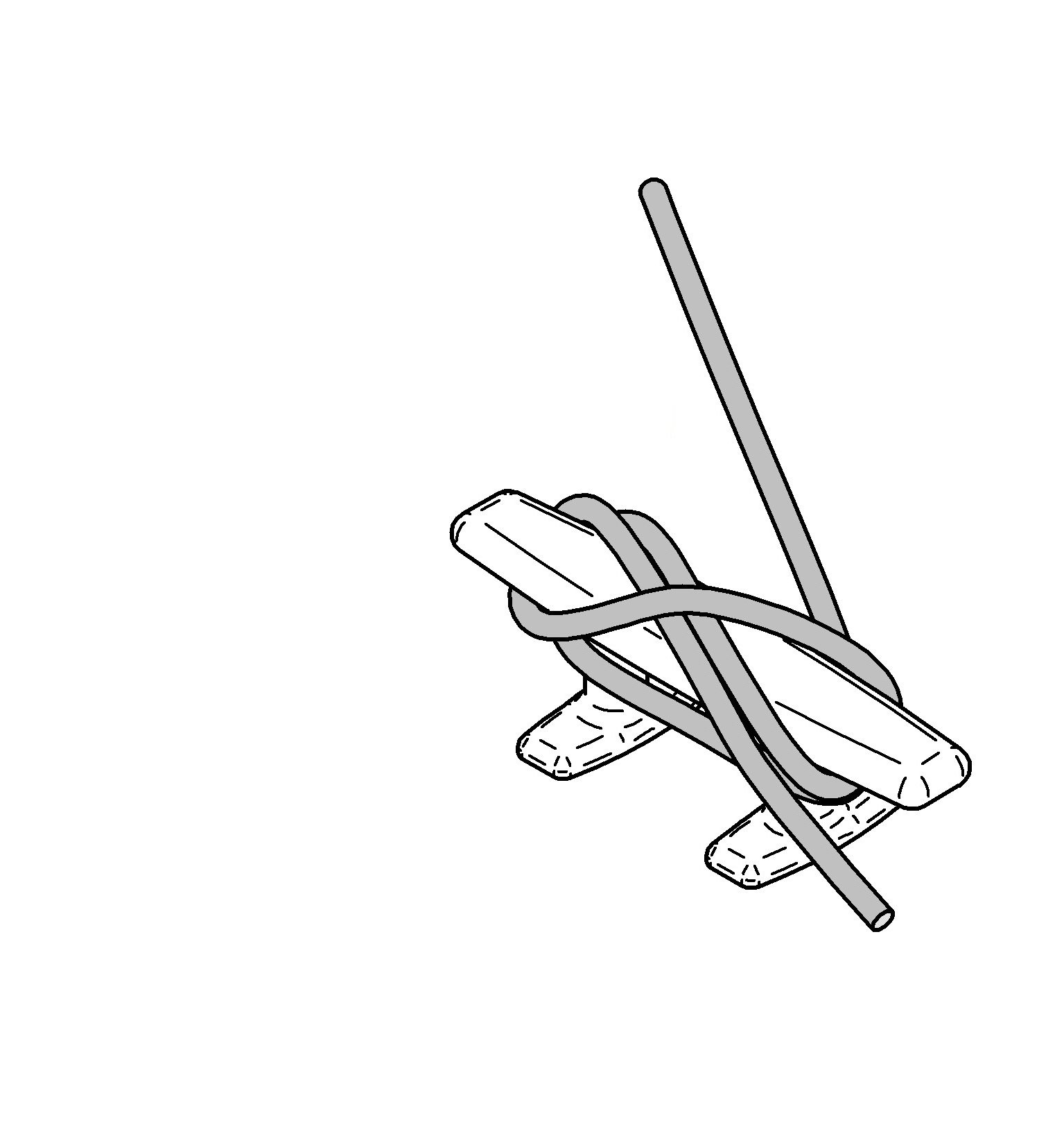 Nodo di galloccia fase 4 Nodo di galloccia fase 4